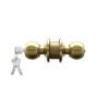 CERRADURA POMO DORMITORIO BP-2200 BRONCE PULIDO TRAVEX