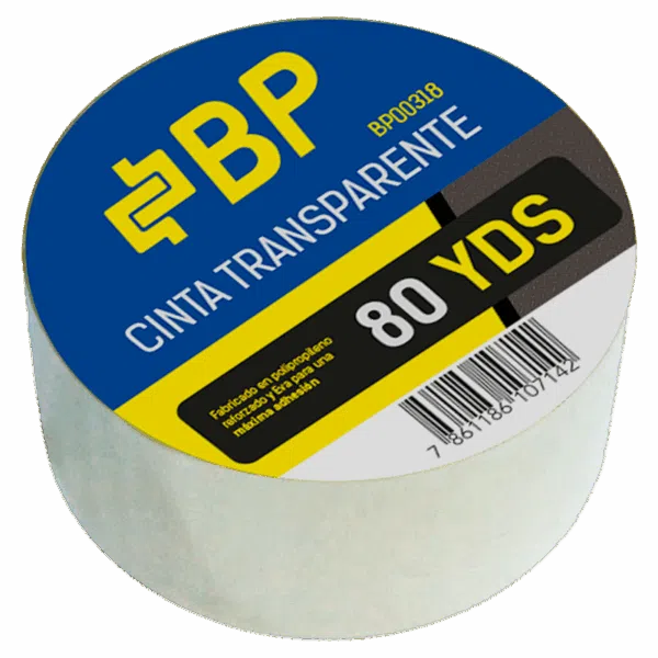 CINTA DE EMBALAJE TRANSPARENTE 2X 80Y STANLEY