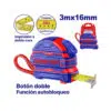 FLEXOMETRO AUTOBLOQUEO 16MM 3MTS
