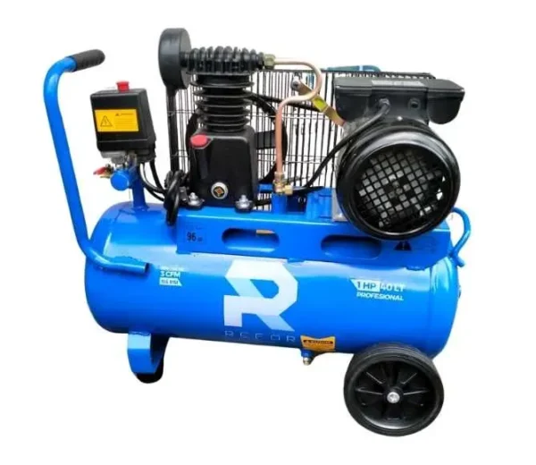 Compresor Refort 1HP 40L con Banda 110V 60Hz