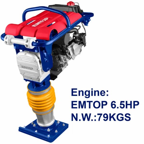 Apisonador a Gasolina 6.5HP 79KG 450–660RPM 33×29cm